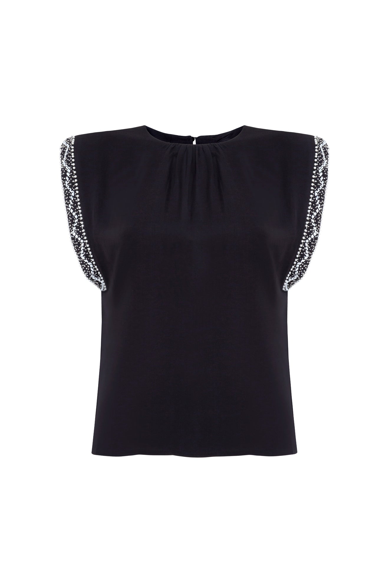 BIANCA TOP IVORY BEADS