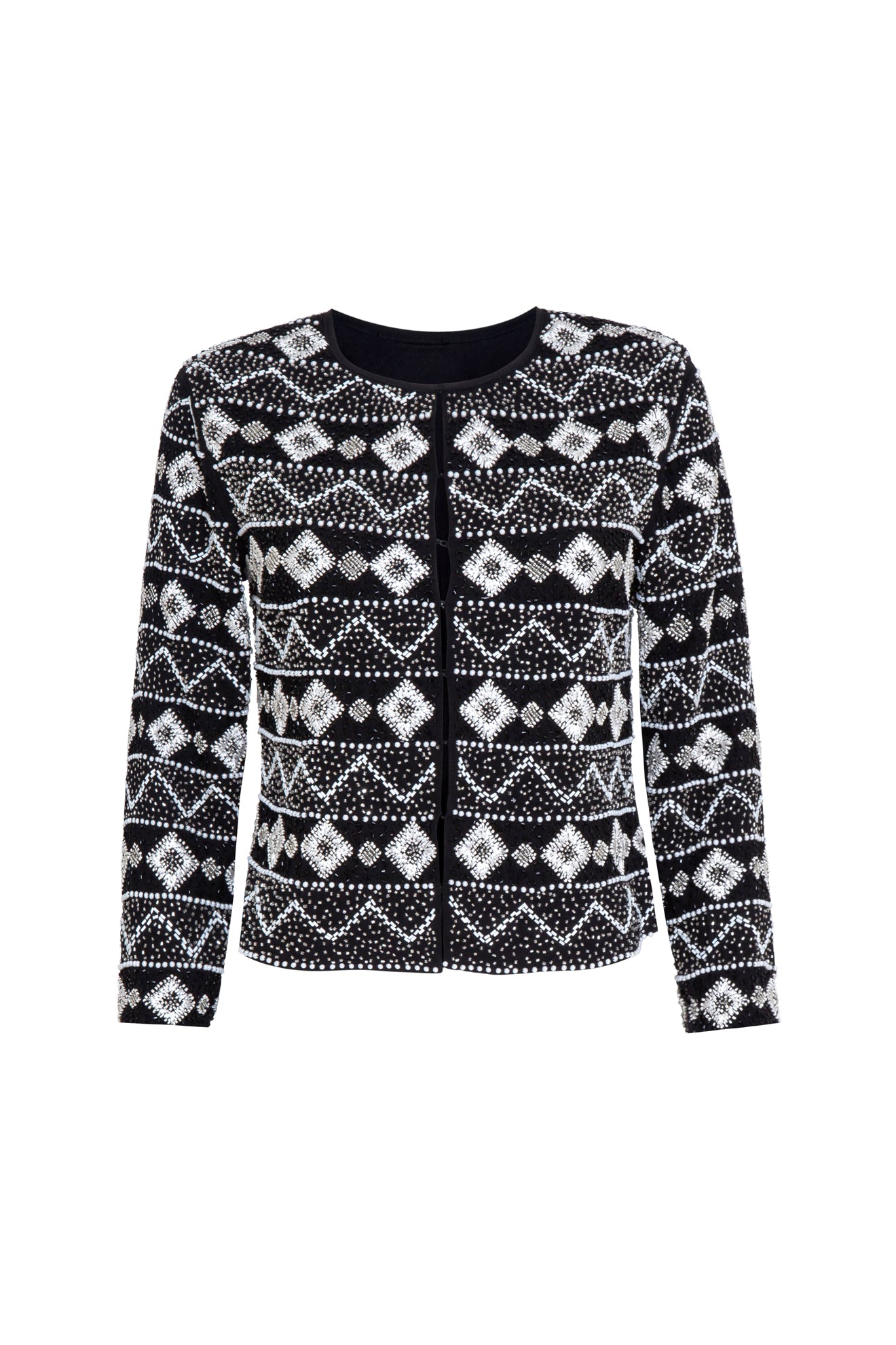 ZSA ZSA JACKET IVORY BEADS