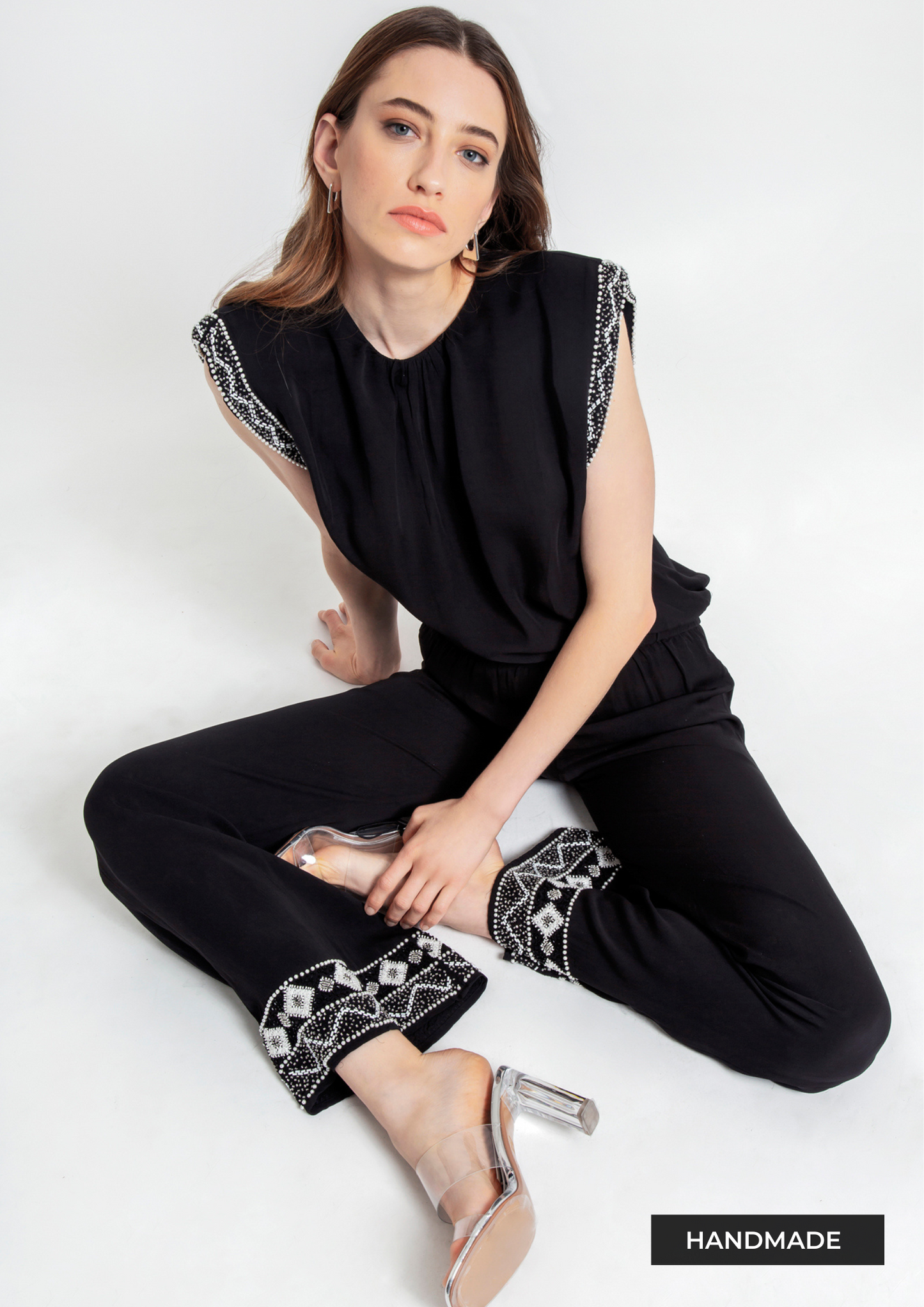BIANCA TOP IVORY BEADS